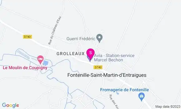 Localisation Avia Station