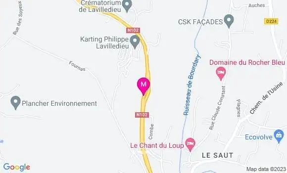 Localisation Station Eni