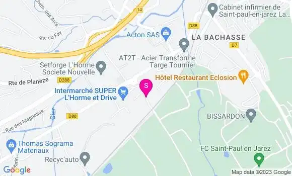 Localisation Intermarché Station