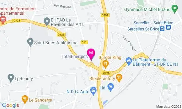 Localisation TotalEnergies