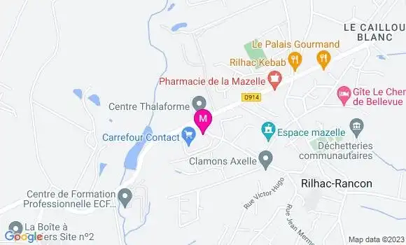 Localisation Carrefour Contact
