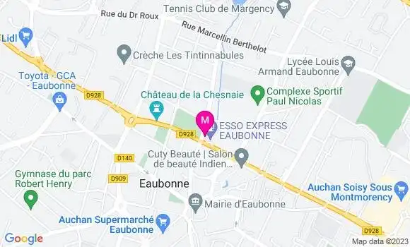 Localisation Esso Express
