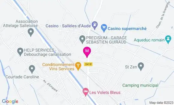 Localisation Supermarché Casino