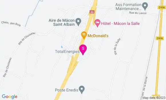 Localisation TotalEnergies