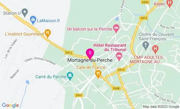 Localisation Intermarché Station