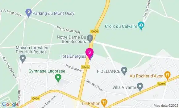 Localisation Le Relais Foch