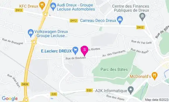 Localisation Station Leclerc