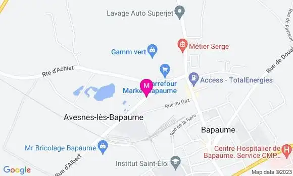 Localisation Carrefour Market