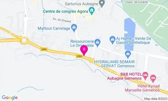 Localisation Station des Paluds