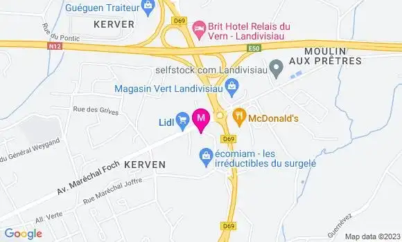 Localisation Esso Express