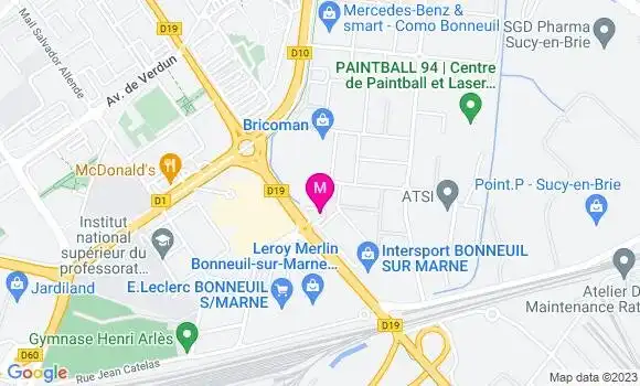 Localisation Station Leclerc