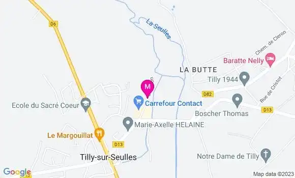 Localisation Carrefour Contact