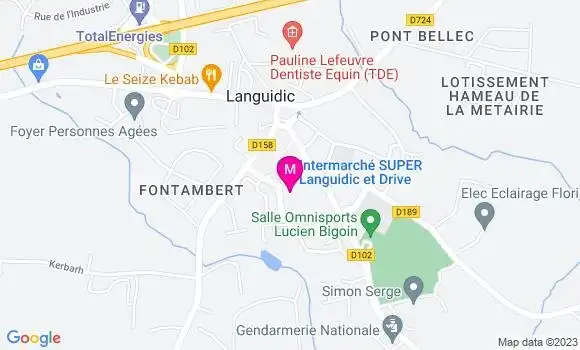 Localisation Intermarché Station