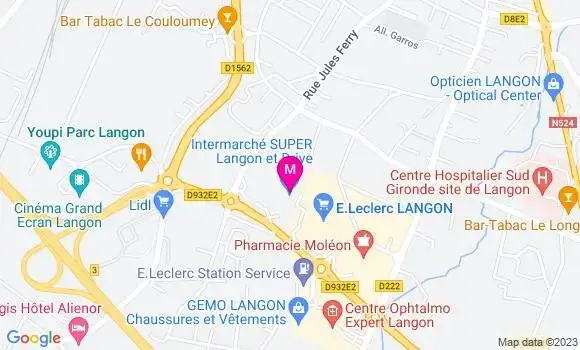 Localisation Intermarché Station