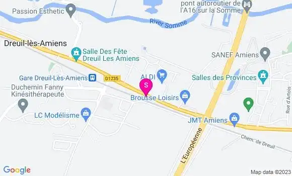 Localisation Garage de Saint Leger