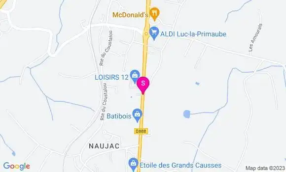 Localisation Carrefour Market