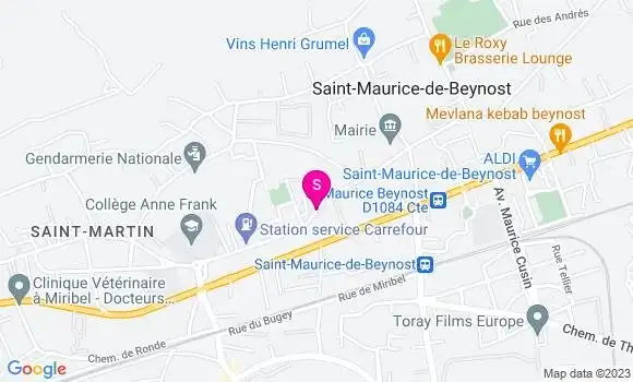 Localisation Carrefour Market