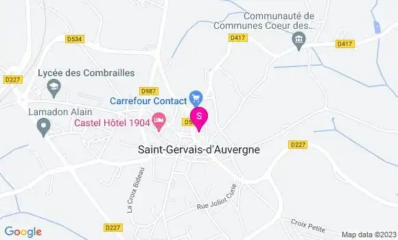 Localisation Carrefour Contact