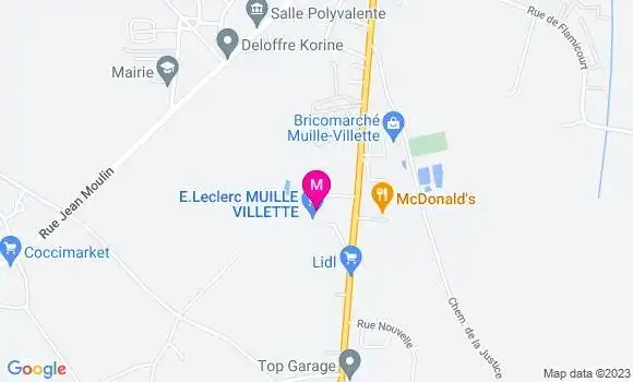 Localisation Station Leclerc