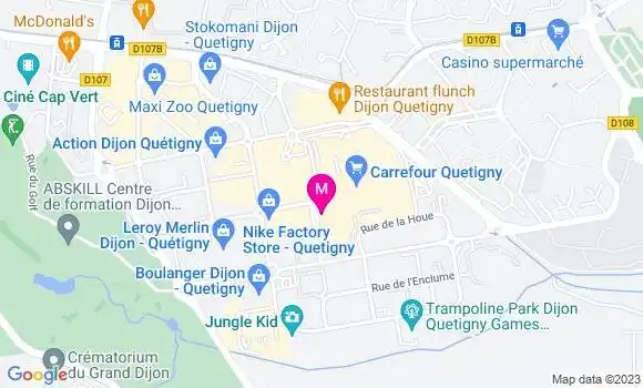 Localisation Station Carrefour