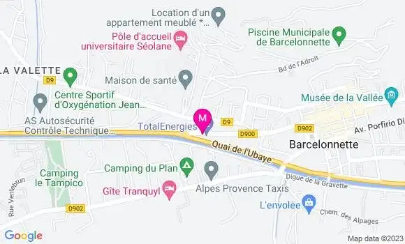 Localisation Garage de Restefond