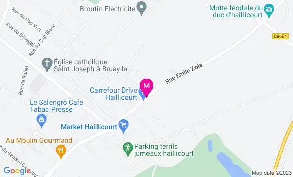 Localisation Carrefour Market