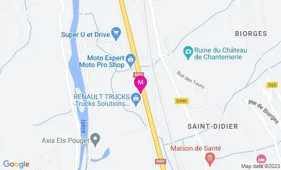 Localisation Station U