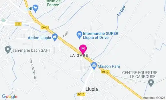 Localisation Intermarché Station