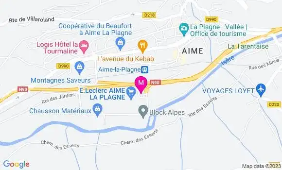 Localisation Station Service Leclerc