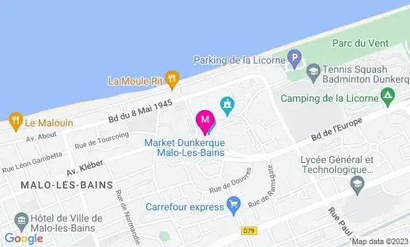Localisation Carrefour Market