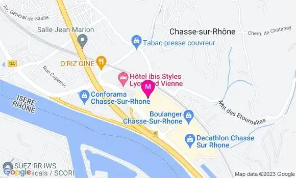 Localisation Géant Casino