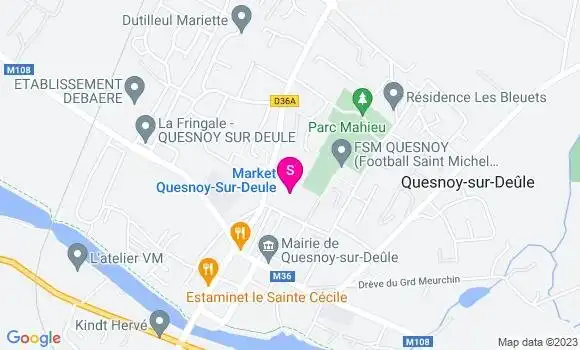 Localisation Carrefour Market
