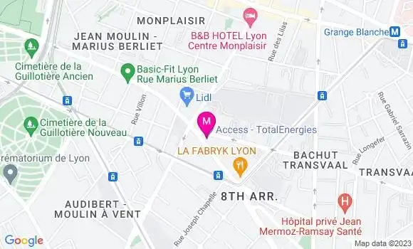 Localisation Access TotalEnergies