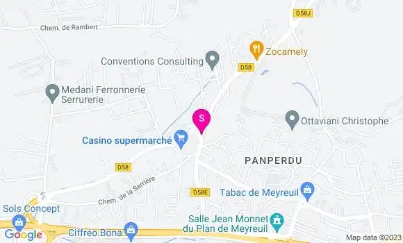 Localisation Super Casino