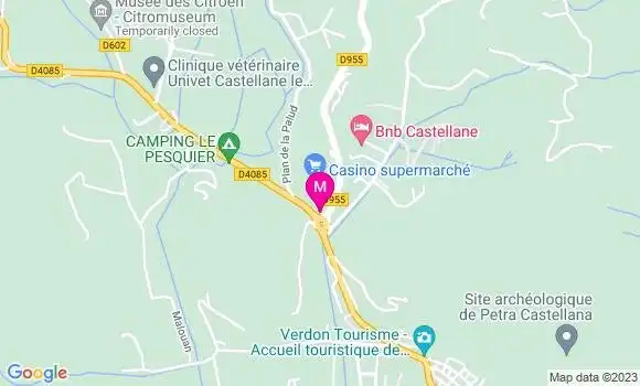 Localisation Casino Supermarche
