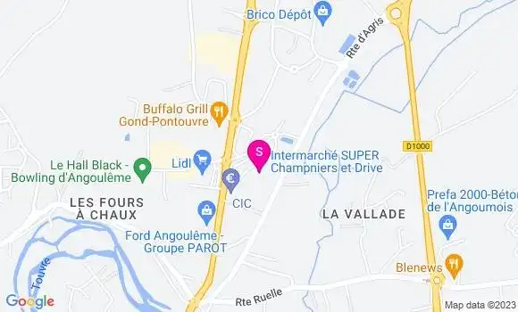 Localisation Intermarché Station