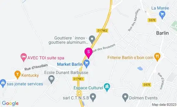 Localisation Station Carrefour