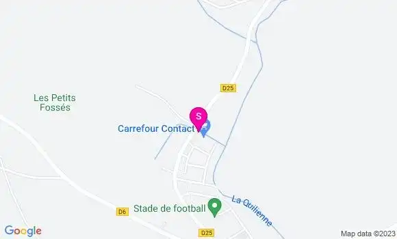 Localisation Carrefour Station