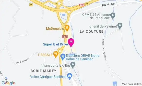 Localisation Super U