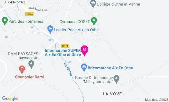 Localisation Intermarché Station