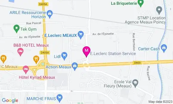 Localisation Station Leclerc