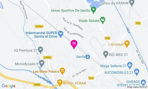 Localisation Intermarché Station