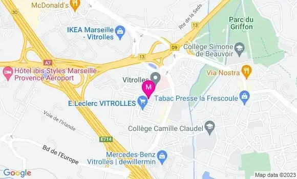 Localisation Station Leclerc