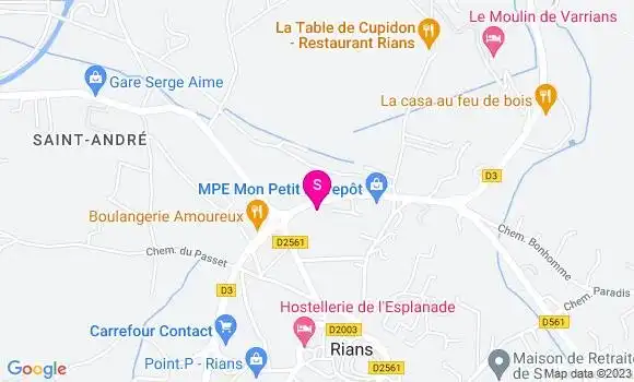 Localisation Garage Gilauto