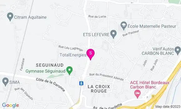 Localisation TotalEnergies