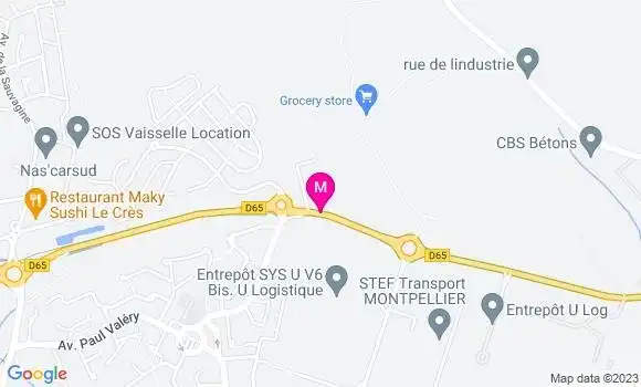Localisation Carrefour Market