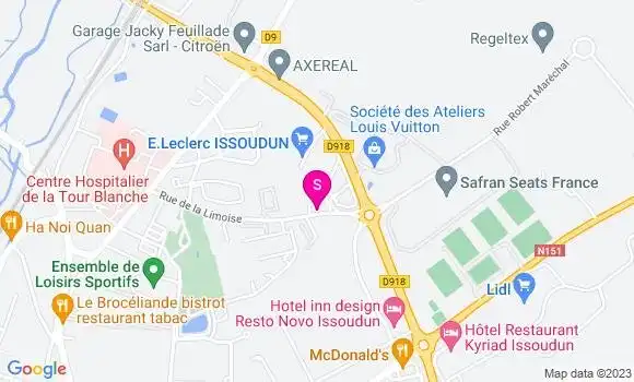 Localisation Station Leclerc