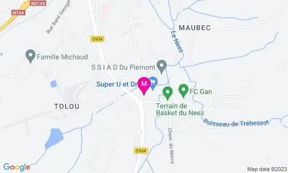 Localisation Super U