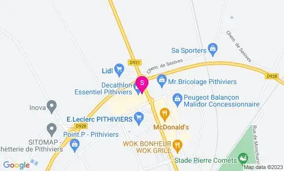 Localisation Station Leclerc