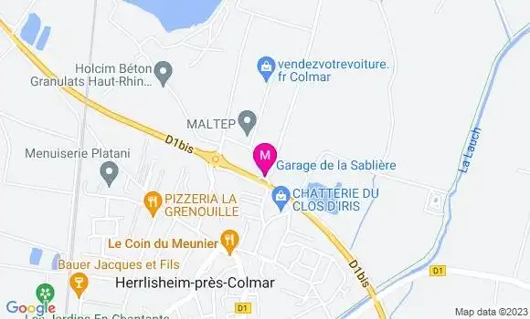 Localisation Garage de la Sablière